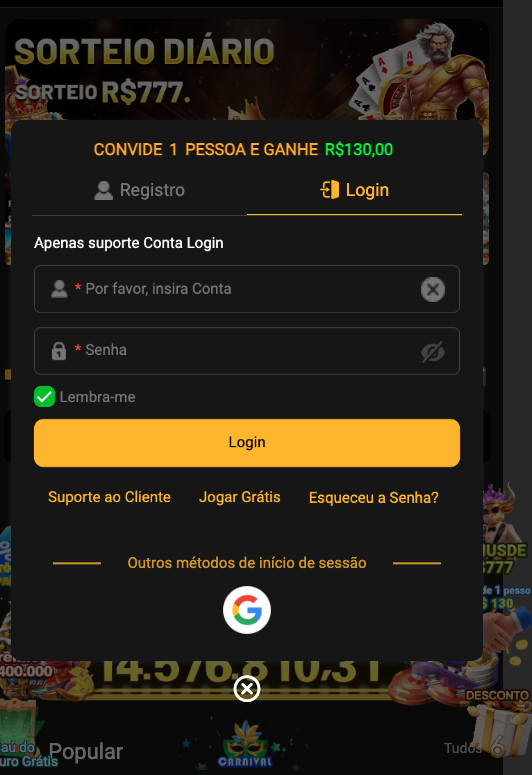Aplicativo móvel BRAVGBET